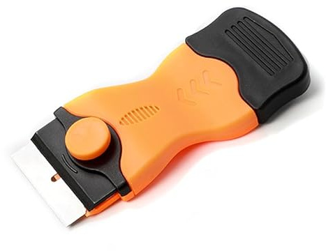 Grattoir Plaque Vitrocéramique Induction Professionnel 10 Pièce Lames de rechange inclus avec le Grattoir à verre, Idéal pour Nettoyer, vers la beauté