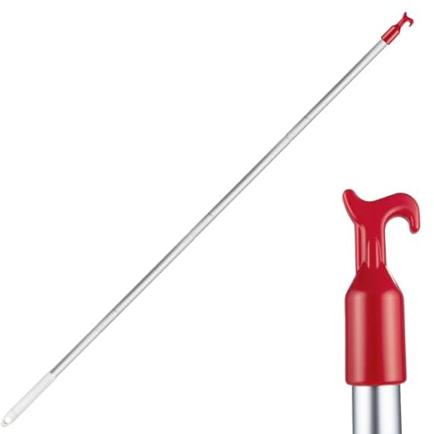 Dachboden Haken für Dachbodentreppe - Stange mit Haken für Dachbodenluke, Ziehhaken für Bodentreppen aus Aluminium, Stockhaken für Dachfenster Stange zum Öffnen, Bodentreppe Ersatzteile 1,1M 4-teilig