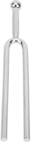 DECORNIJIA Mehrzweck Stimmgabel 440 hz aus Edelstahl Standard A Runde Stimmgabel für Geige Gitarre und Cello Verschleißfest Langlebig Professionelles Stimmwerkzeug