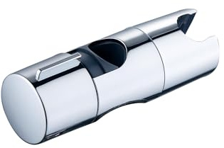 Verstellbare Duschkopfhalterung 19-25 mm, Duschkopfhalterung Ohne Bohren für Handbrause, Einstellbare Halterung für Duschstange, Duschkopf Halterung Chrom für Bad