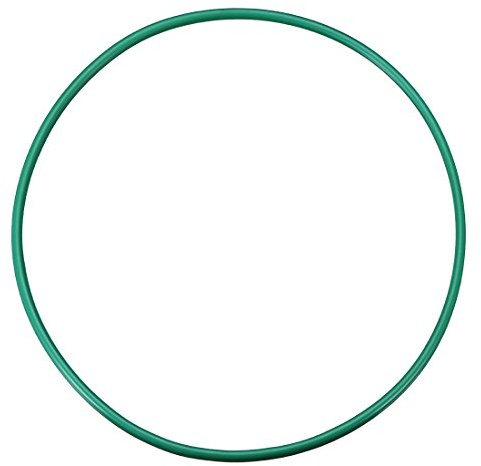 sourcing map 1 Stück Fluorkautschuk O Ringe, 120mm Außendurchm. 113mm Innendurchm. 3.5mm Breite FKM Dichtung für Maschineninstallationen, Grün