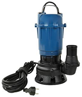 BSD Bomba de Aguas Sucias - Bomba Sumergible con Trituradora, Cuerpo en Hierro Fundido - Bomba de Inmersión para Aguas Residuales WQD 10-8-0,55-550W, 17 000L/h, Altura de Impulsiòn máx. 8m