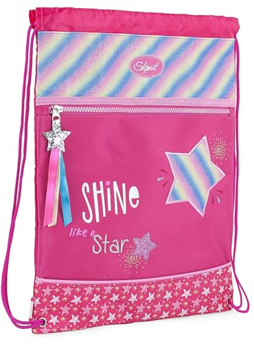 bolsa de gimnasio de poliéster estampado. mochila tipo saquito. gymsack cie