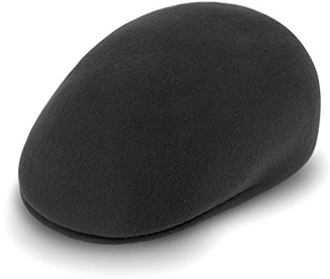 fiebig Clifton Flatcap | Schiebermütze aus 100% Schurwolle | Unisex Schirmmütze Made in Italy