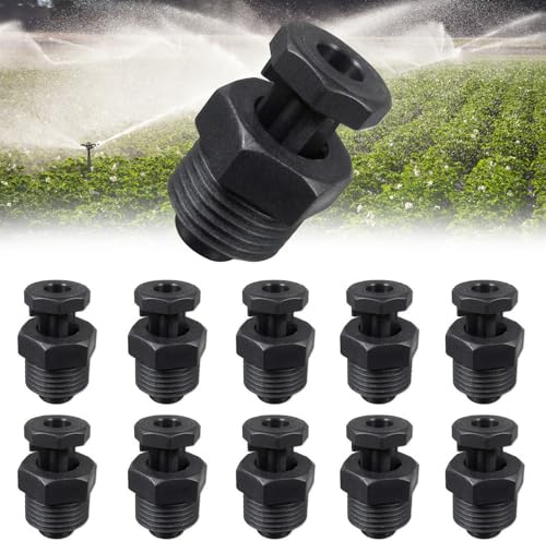 Jadeshay Automatisches Auslassventil, 10pcs 1/2 landwirtschaftliche Bewässerung Auslassventil Kunststoff Mikroluftventil schnelles automatisches Auslassventil