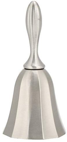 Handglocke Groß Laut, Hand Tischglocke Anrufsglocke Traditionelle Service Rufglocke Klassische Zinklegierung Lautrufglocke, für Schule Rezeption Kirche Ausrufer Hotel