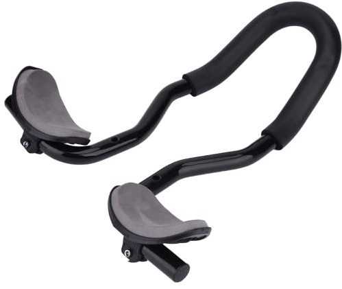 CHICIRIS Aero-Stangen für Rennrad, Stabiler Aluminiumlegierungs-Fahrrad-Rest-Lenker mit Schwamm-Kissen für Rennrad