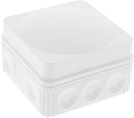 Wiska 10060623 COMBI 108/5 WH 108 Junction Box, 76x76x51mm, White, 5 Pole