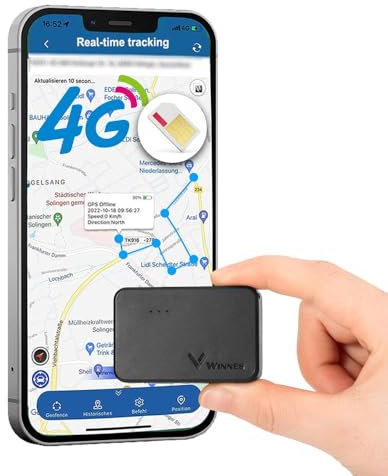 4G Mini Traceur GPS Voiture Tracker Suivi en Temps réel Antivol Localisateurs Magnétique Suivi Enfant Personnes âgées Auto Moto Velo Valise Chat,60 Jours Autonomie,Abonnement requis(6-18 EUR/Mois)