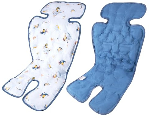 LAT Sommer Kühlmatte für Kinderwagen, Universal Sitzauflage für Kinderwagen, Sommer Kühlmatte für Babysitze, Kühlkissen für Kinderwagen Babyschale Kindersitz 70x34cm (A)