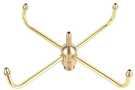 Ugello per fontana, irrigatore da giardino, 1 Pz 1/2 Filettatura interna 3/4 Filettatura esterna In ottone Rotante Ugelli for fontana Stagno da giardino Piscina Decorazione del paesaggio Fontane