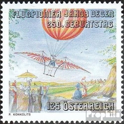 Prophila Collection Österreich 2899 (kompl.Ausg.) gestempelt 2010 Jakob Degen (Briefmarken für Sammler) Flugzeuge/Ballons/Zeppeline/Luftfahrt