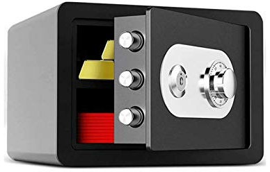strongbox Coffre-Fort Domestique – Coffre-Fort en métal sécurisé pour Stocker des Marchandises, des Objets de Valeur, des passeports, des clés, de l'argent, des Bijoux – Serrure strongbox