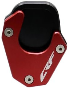 Motorrad Ständer Unterlage Motorrad-Ständer Seitenständer Ständerverlängerung Vergrößerungspolster Geeignet Für CRF 250 L 2013–2020(Red)