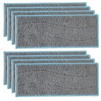 DLRBNDMGF Wet Mopping Pads ，Compatible For Braava， Jet M6 Robot Vacuum Cleaner, Washable Mop Cloths Rags Pads Replacement Accessories Parts(8pcs)