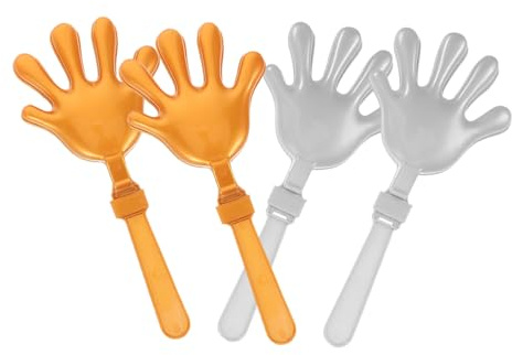 Yardwe 4stücke Handklatscher Klatsch-krachmacher Für Partys Jubel-requisiten Handklatsch-requisite Streich-krachmacher Party-krachmacher Zubehör Für Konzerte Klatschende Hände