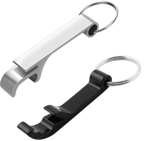 Set di 2 apribottiglie multifunzione, in alluminio resistente, per uso quotidiano, feste, regali di Natale per uomini e papà