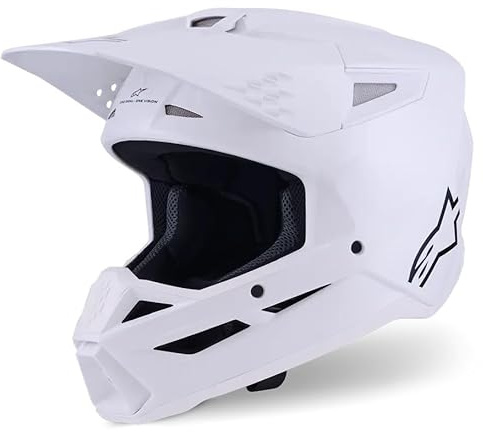 Alpinestars SM3 Motocross Helm Solid Weiss