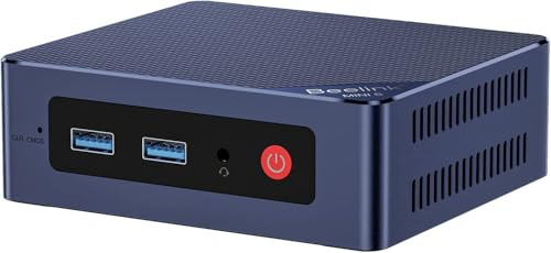 Beelink MINI S13 PRO - Mini PC a basso consumo energetico con Windows 11 Pro, Intel N150, Grafica UHD 4K, RAM 16 GB DDR4, SSD 512 GB NVMe, Wi-Fi 6 AX, 2.5G Ethernet, Bluetooth 5.2, 2x HDMI, VESA