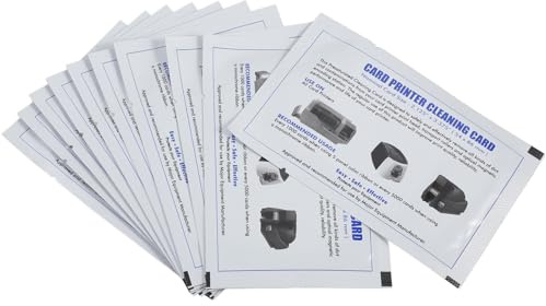 BESPORTBLE Cartes de Nettoyage pour Lecteur TPE en PVC Blanc, 15 Pièces, Éliminent Poussière et Débris, Faciles à Insérer et Retirer, pour Environnements Commerciaux