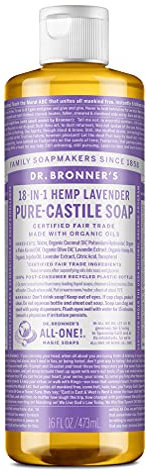 Dr. Bronner's, Organic PureCastile Liquid Soap, Lavender, 475 ml