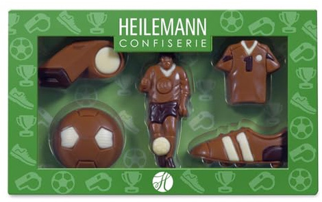 Heilemann Fußball Edelvollmilch, 100 g