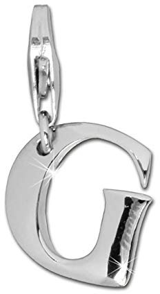 SilberDream 925er Charm Buchstabe G Echt Silber Armband Anhänger D1FC70G Silber Charmsschmuck von SilberDream für die Frau