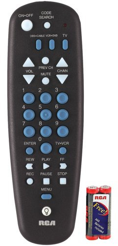 1 – Rcu300t 3-Device télécommande universelle, commandes jusqu'à 3 appareils, y compris câble TV, magnétoscope, et partiellement rétroéclairé, Rcu300tr
