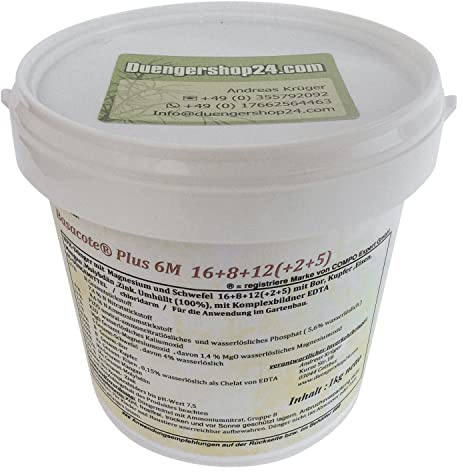 Duengershop24 1 kg Abfüllung aus Basacote® Plus 6M 16+8+12(+2+5)