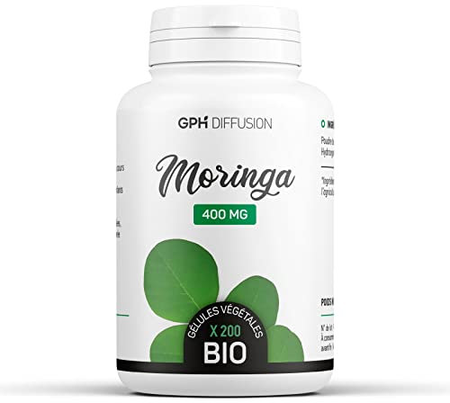 Moringa oleifera biologique - 400mg - 200 gélules végétales