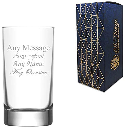 Personalised Engraved 150ml Ada Liqueur Glass, Gift Boxed, Perfect for Any Occasion