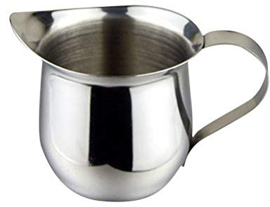 2 Pièces Pichet à Lait En Métal Tasse De Mousseur à Expresso Tasse à Vapeur De Lait Pichet à Lait Expresso Petit Pot à Café Crémier à Lait En Métal Verseur De Lait Mode Pot à Lait