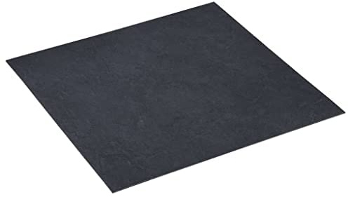 vidaXL 20x PVC Fliese Selbstklebend Bodenbelag Vinylboden Laminat Dielen Planken Vinyl-Fliesen Laminatboden Fußboden Wohnzimmer 1,86m² Schwarzer Marmor