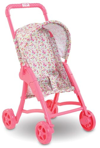 Corolle 9000110810 - Ma Premiere Poupee Puppenbuggy Floral, Puppenbuggy für alle 30cm Puppen, ab 18 Monaten
