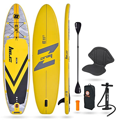 Zray, Evasion E11 Combo, Sup -Tabelle Cabrio In Kajak, Gelb/Grau, 11', Unisex-Adult