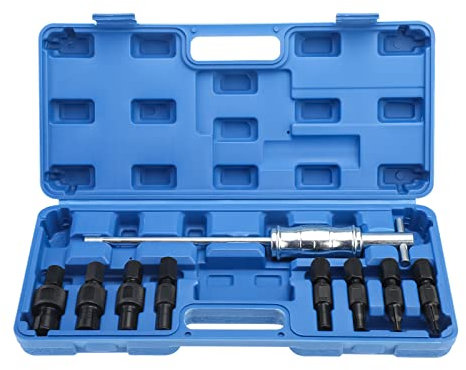 BOOMSTART Set di 9 estrattori per cuscinetti interni, 8 mm - 32 mm, estrattore per cuscinetti a sfera con martello scorrevole