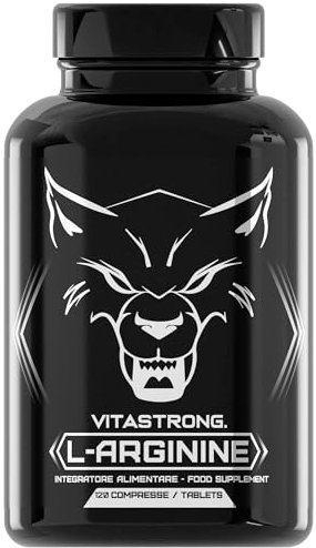 L Arginin 4500mg + Vitamin B6 Vitastrong, 120 Tabletten L-Arginin HCL Hochdosiert Kyowa Quality, Reines L - Arginin Pulver mit Vit B6, Hochwertiges Pre Workout Post Workout Aminosäure Ohne Gluten/GVO