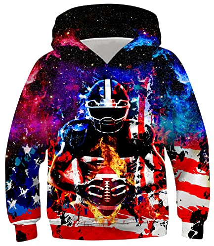 Ahegao Kids Hoodies for Boys USA Flag Sweatshirts 6 7 8 Years Little Boy Casual Pullover Sports Shirt Baseball Hoody Clothes