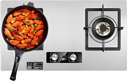 IBOWZ Placa de Gas Encimera De Gas Incorporada De 75 Cm, Quemador De Latón, Gas Natural/Gas Propano, Potencia De Fuego De 5,0 KW, para Calentar, Cocinar, Hervir, Freír, Cocer A Fuego Lento [Clase