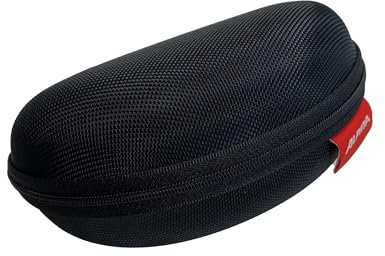 ALPINA CASE LARGE - Stabiles, Bruchsicheres & hochwertiges Etui für Sport- und Sonnenbrillen, black, One Size