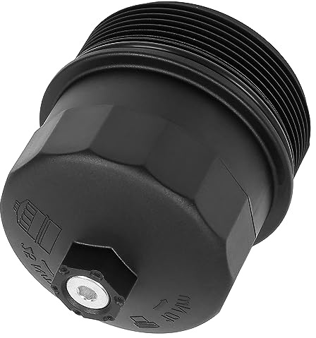 Bouchon de filtre à huile noir 11427521353 de rechange pour BMW E60 E63 E64 E65 E66 E53 E70 X5