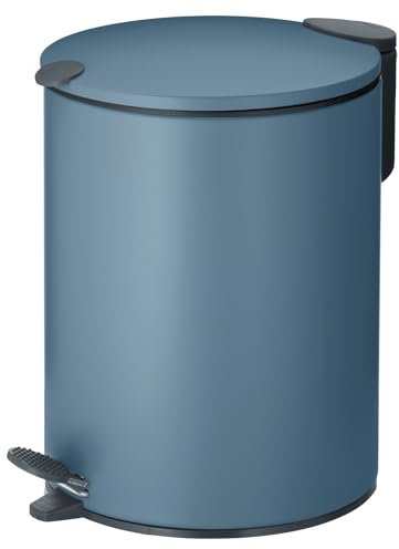 kela Kosmetikeimer - Rauchblau matt - Metall - mit Kunststoffeinsatz - 3 Liter