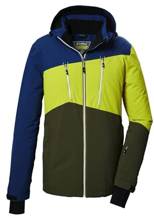 Killtec Herren Skijacke Funktionsjacke mit Kapuze und Schneefang KSW 306 MN SKI Jckt wasserdicht, Winddicht, atmungsaktiv