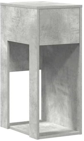 vidaXL Computerschrank mit Schublade Betongrau 30x44x74 cm