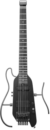 Donner HUSH X PRO Smart Travel Electric Guitar Kit, Black