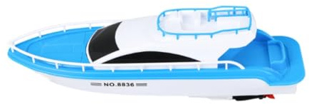 kowaku Elektrisches Schnellboot-Spielzeug für Kinder, Baby-Badespielzeug, lustig, Wasserspielzeug, Boot-Modell, Spielzeug, Yacht, Pool-Spielzeug für Kinder, Weiß