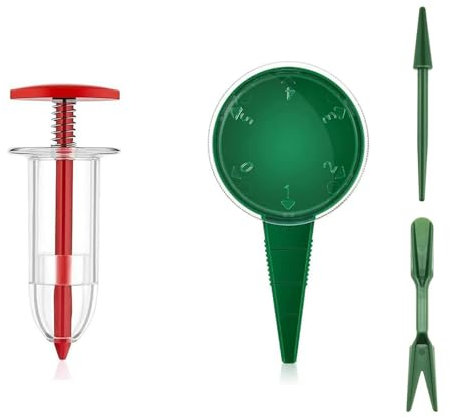 Set di 4 distributori di semi, per seminare piante da giardino, semina manuale, semina da giardino, giardinaggio, semina