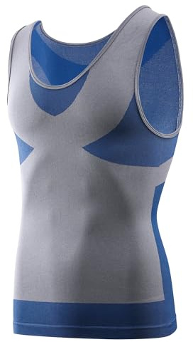 MEETYOO Canotta a Compressione da Uomo,Camicia Compressione Asciugatura Maglietta Senza Maniche Modellante e Snellente Body Shaper Tee Shirt Runnig Sportiva Fitness
