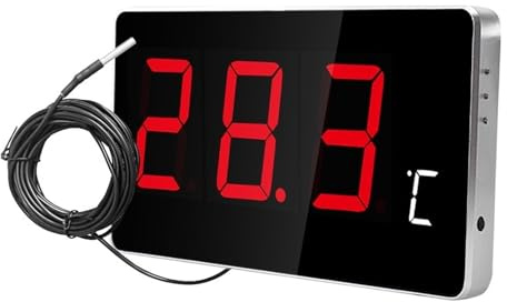 TermóMetro De Temperatura Del Agua Termómetro Digital For El Hogar, Electrónico, LED, For Piscina, Pantalla Grande, Detector De Temperatura, For Interiores Y Exteriores, For Sauna Y Sala De Sauna.