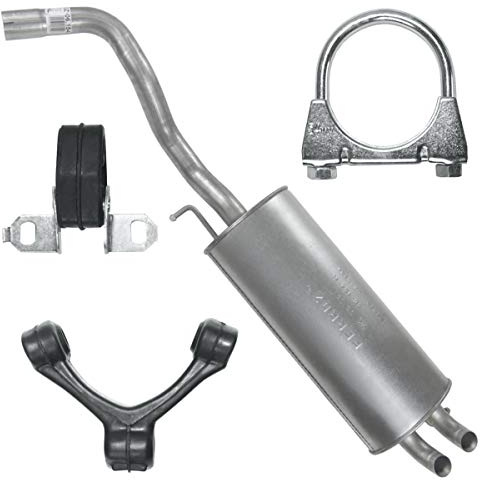 FERROZ Auspuff für VW Golf 4 IV 1997-2006 | Endtopf, Motoren: 1.8 T -2.0i -2.3 VR5 -1.9 TDI | Fließheck